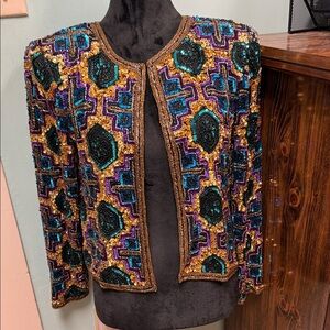 Embellished Multicolor Jacket